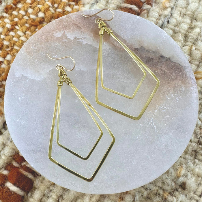 Double Dagger Earring