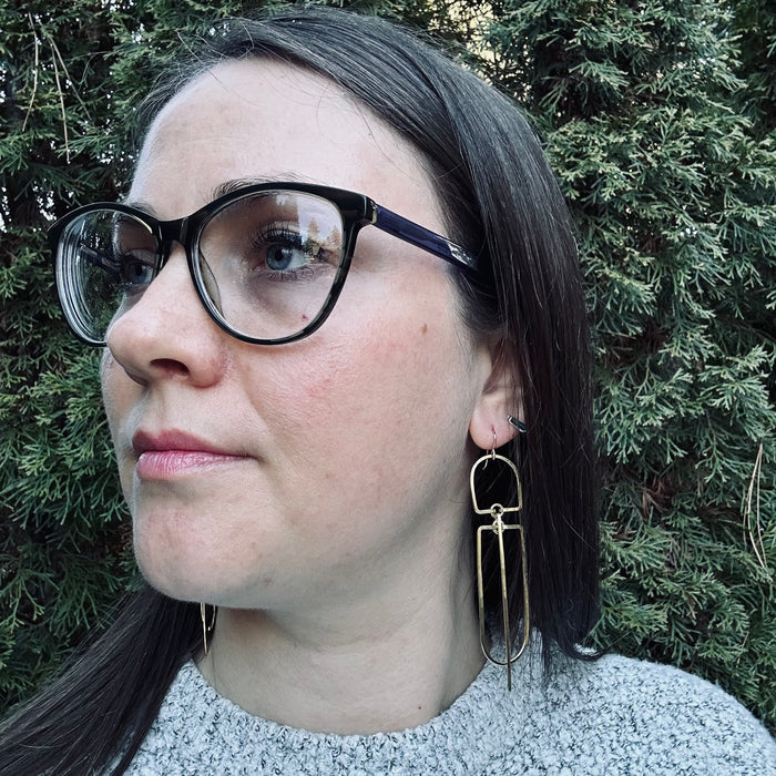 Long Scarab Earring