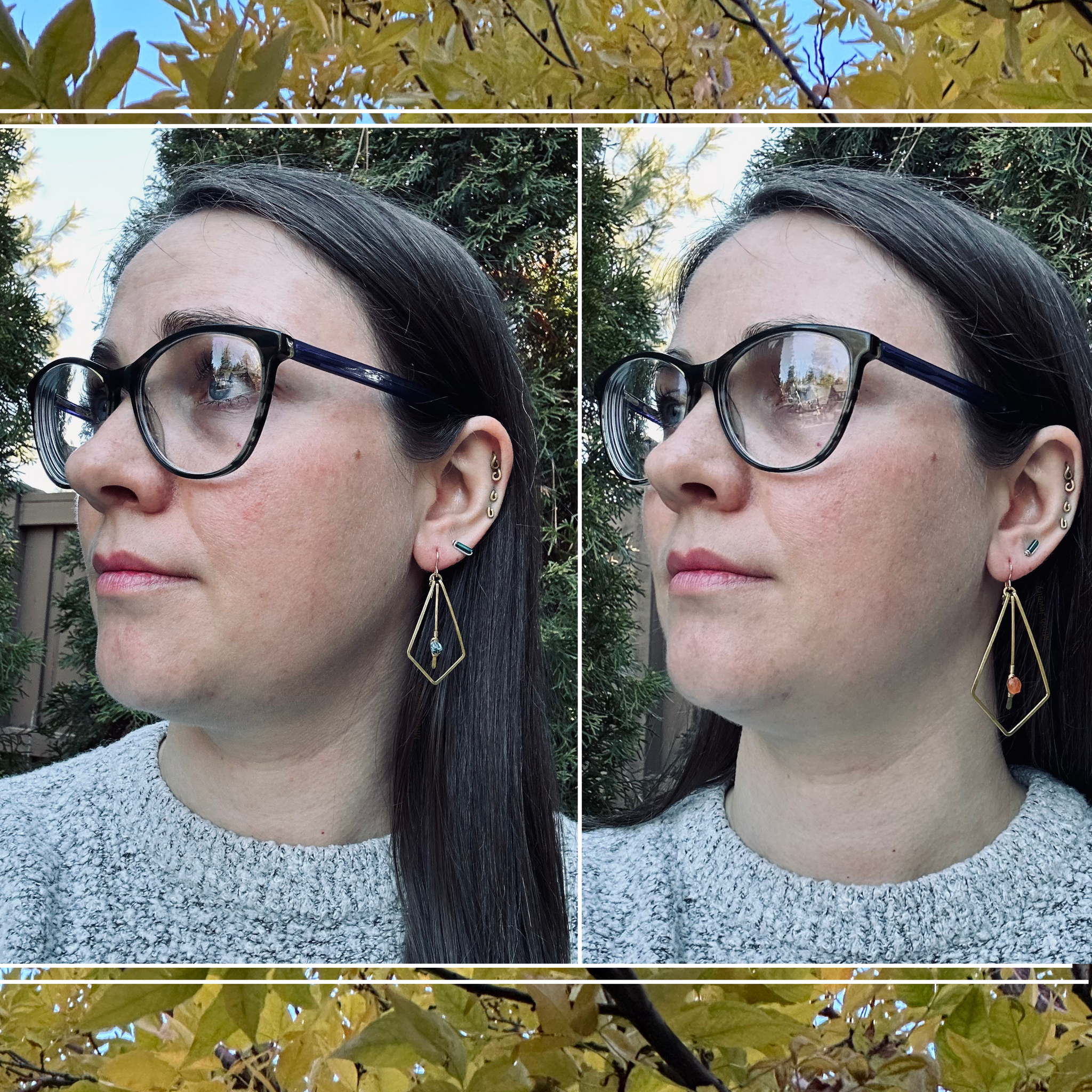 Stick & Stone Dagger Earrings