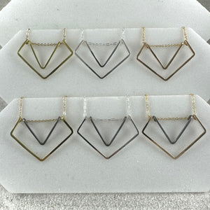Geometric Diamond Necklace