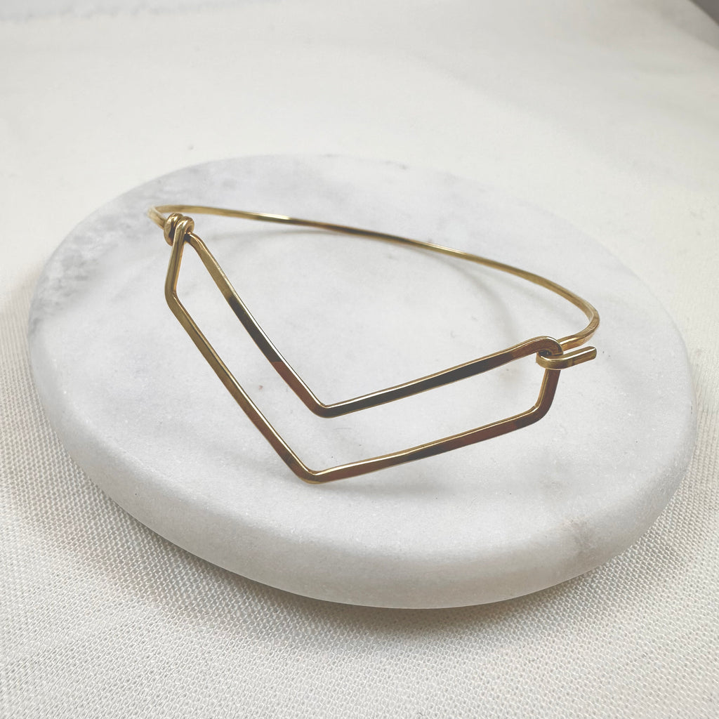 Chevron Clasp Bracelet