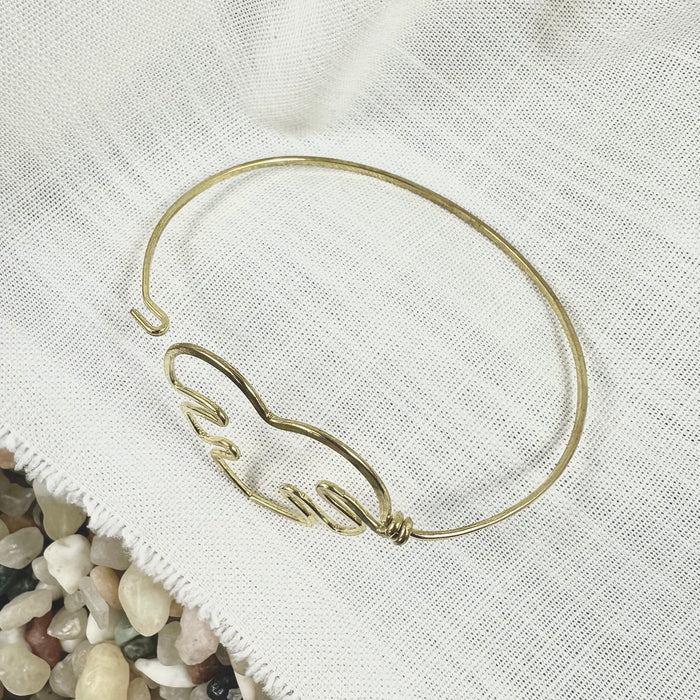 Monstera Clasp Bracelet