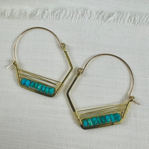 Half Dagger Hoops