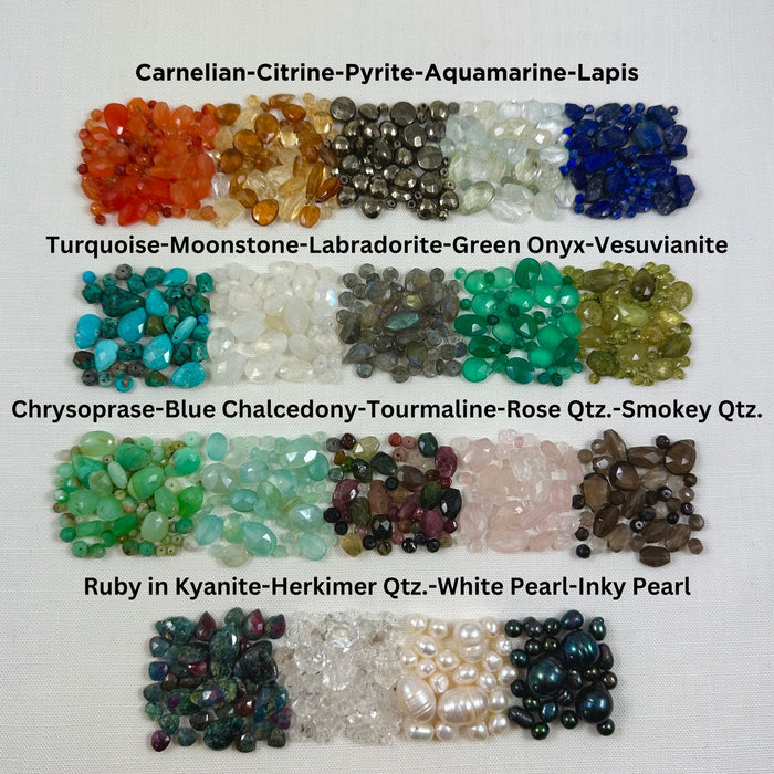 Pizza Slice with Stones Earring