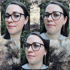Pill Hoop Earrings