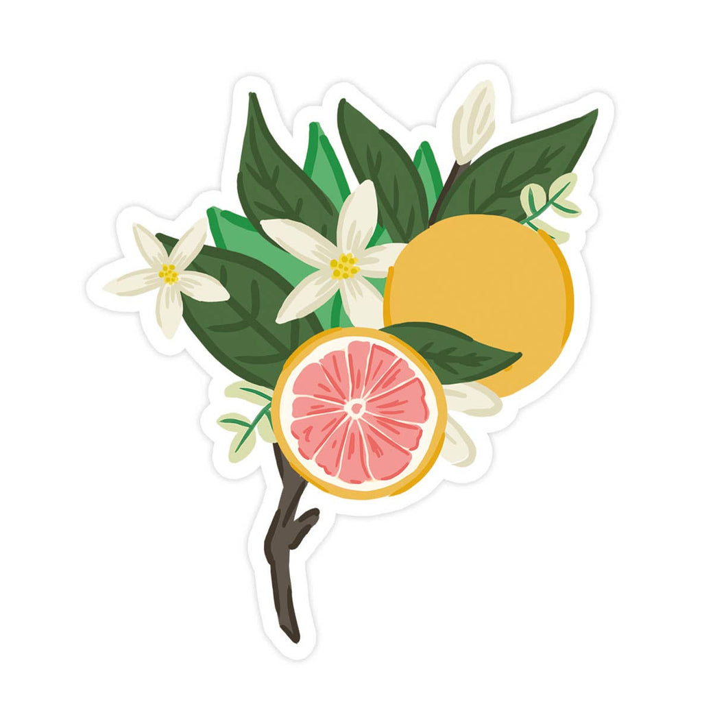 Grapefruit Bloom Sticker