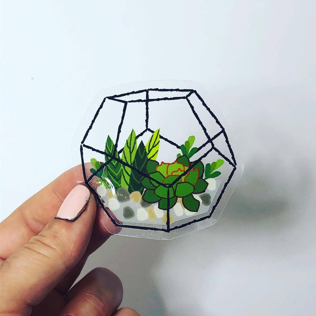 Clear Terrarium Sticker