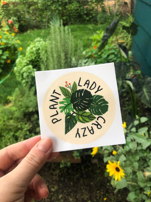 Crazy Plant Lady Sticker