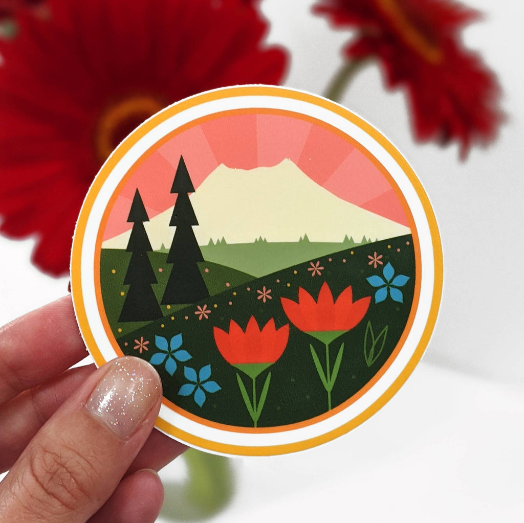 Mount St. Helens Vinyl Sticker