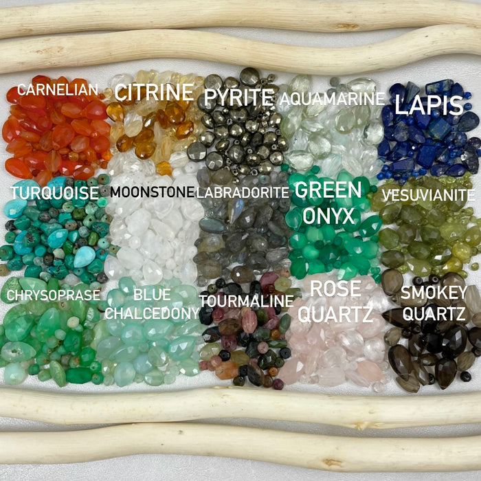 Pizza Slice with Stones Earring