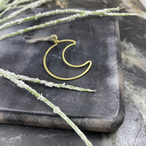 Crescent Moon Keychain