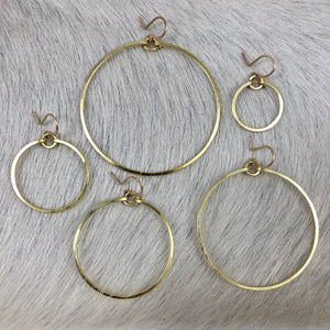 Plain Hoop Earrings (Multiple sizes!)
