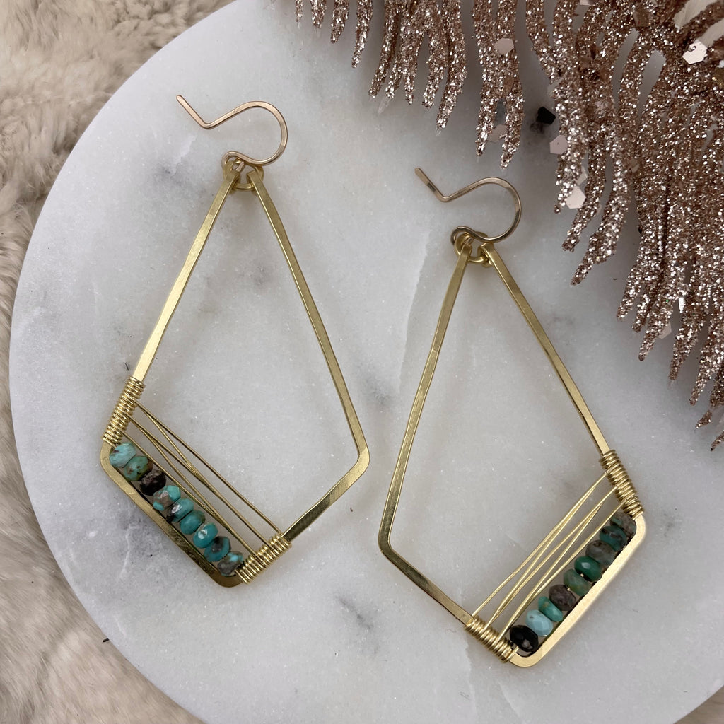 Wrapped Dagger Earrings