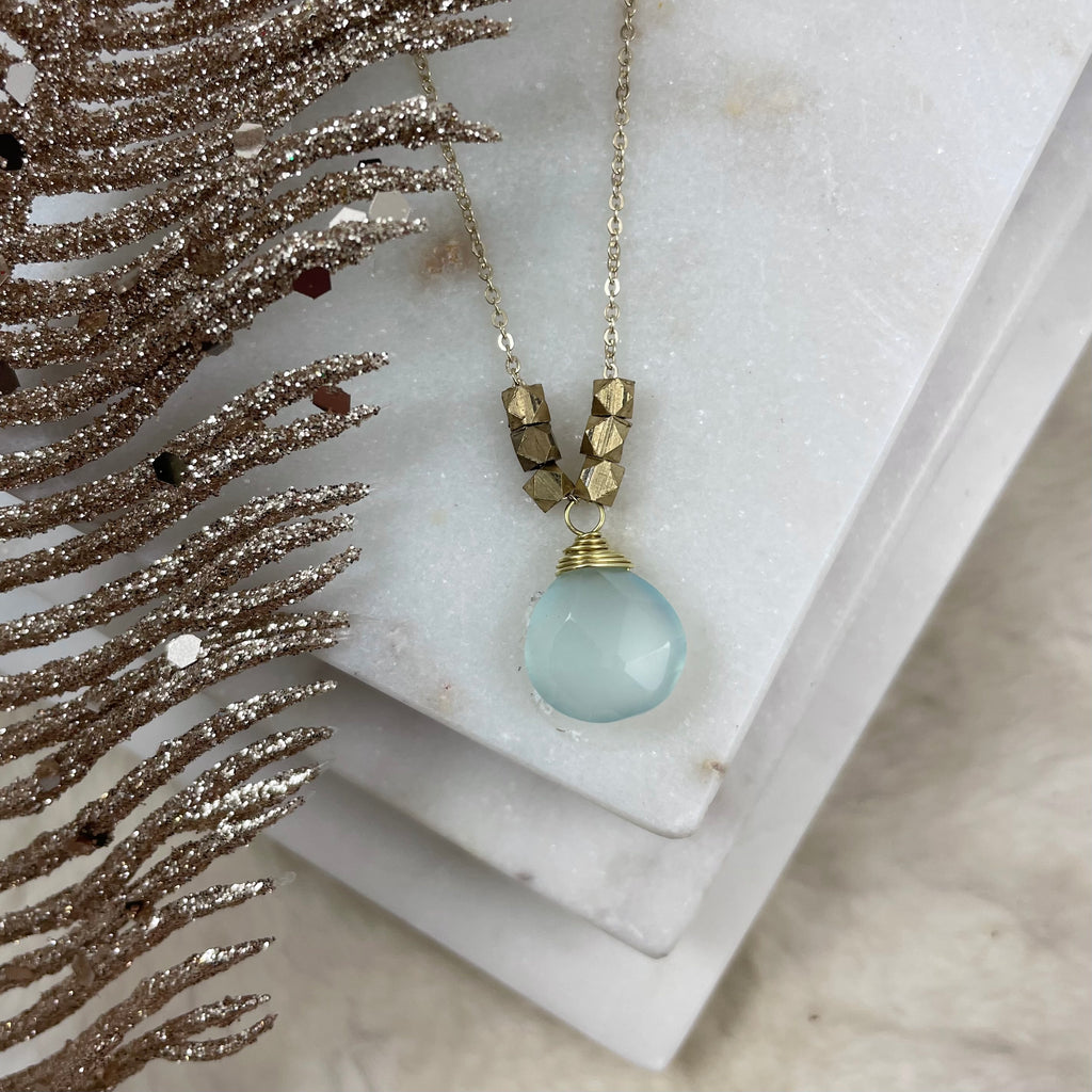 Brass Beads and Brio Necklace