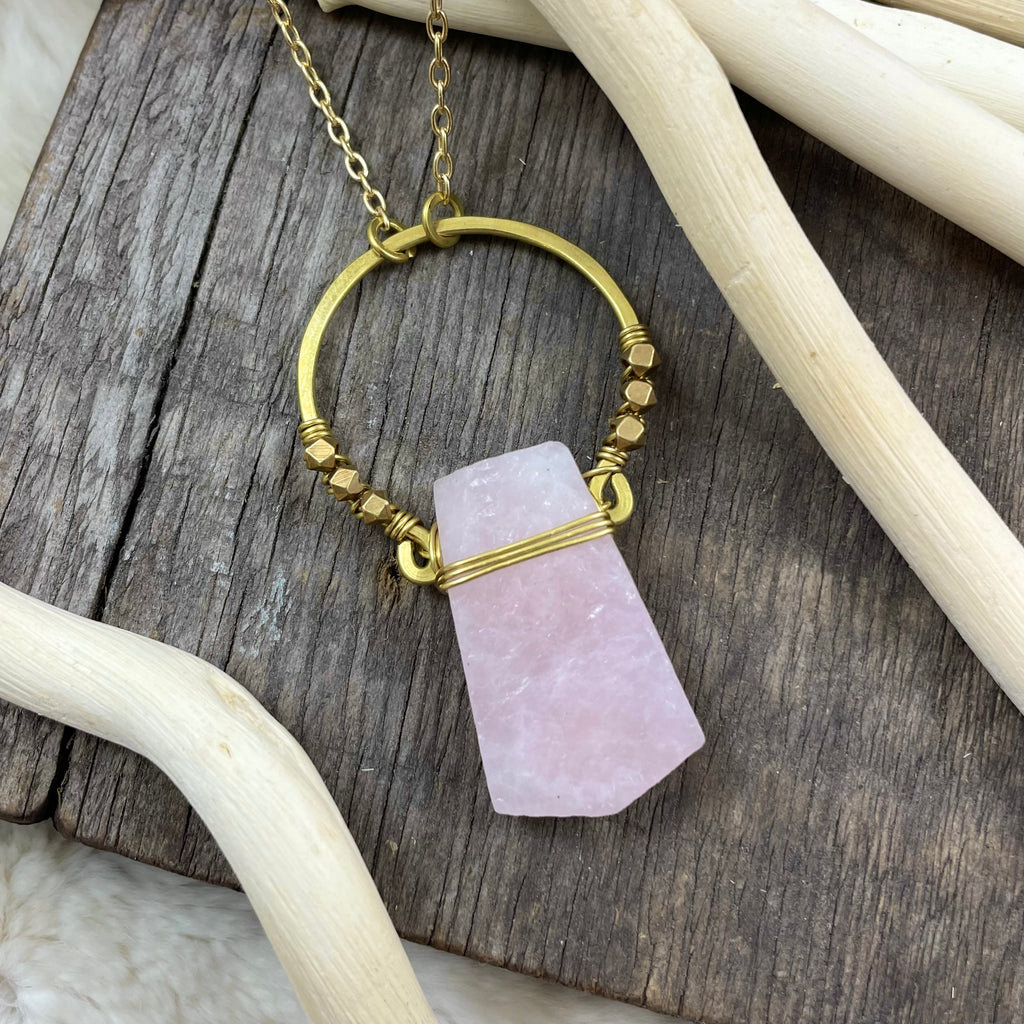 Large Chunky Stone Necklace