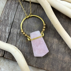 Large Chunky Stone Necklace