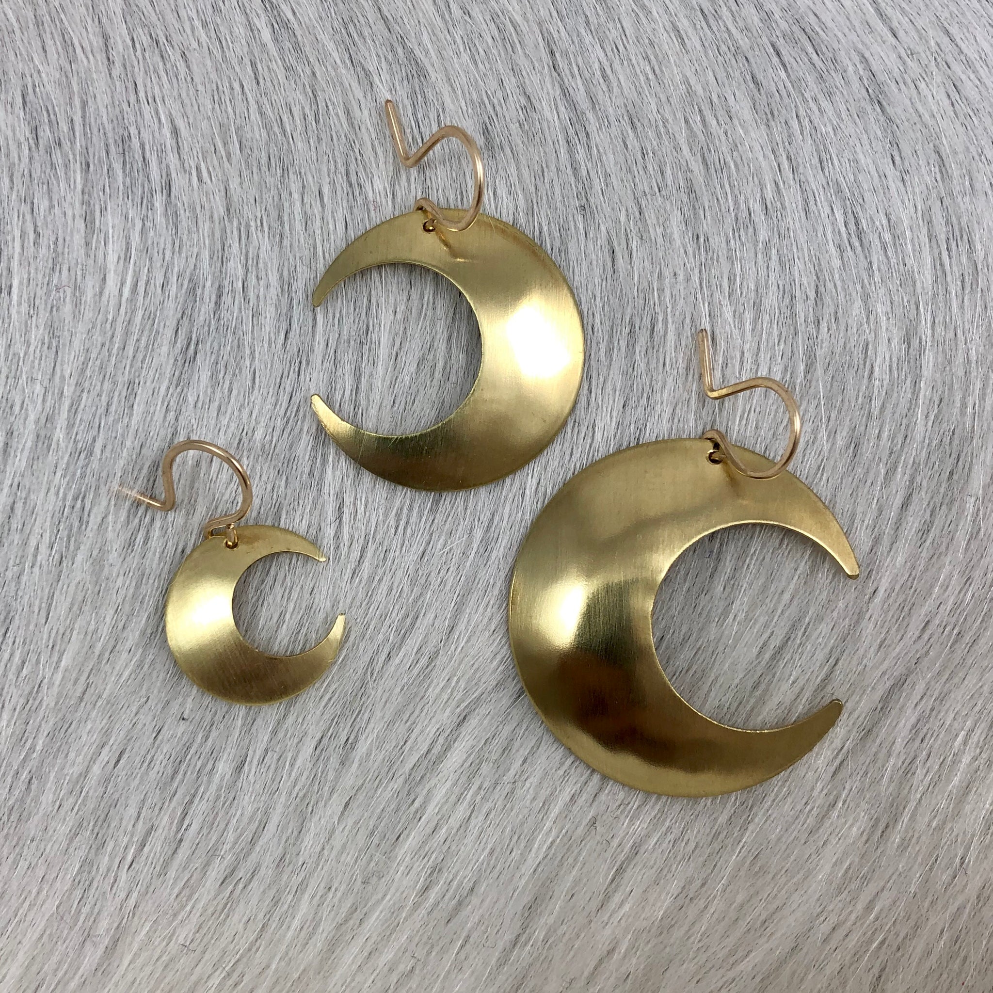 Moon Earrings (Multiple Sizes!)